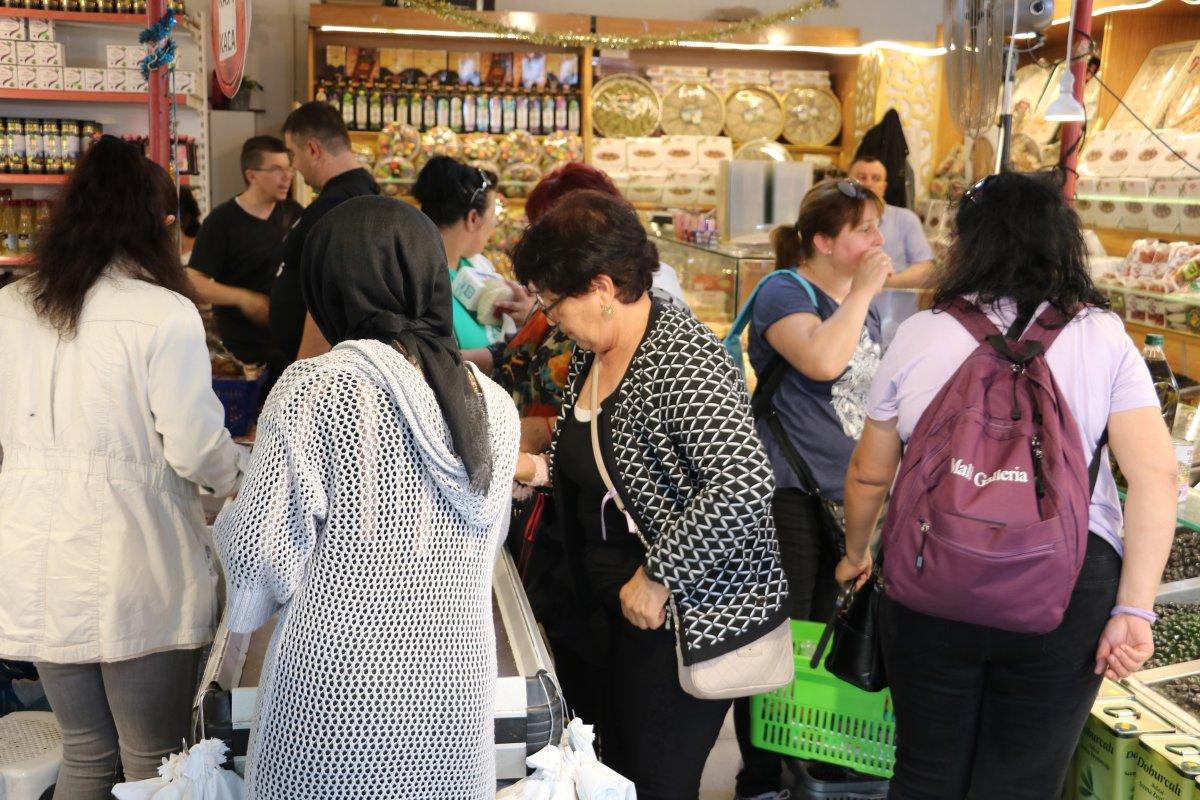 Bulgarlardan Edirne'ye alışveriş akını