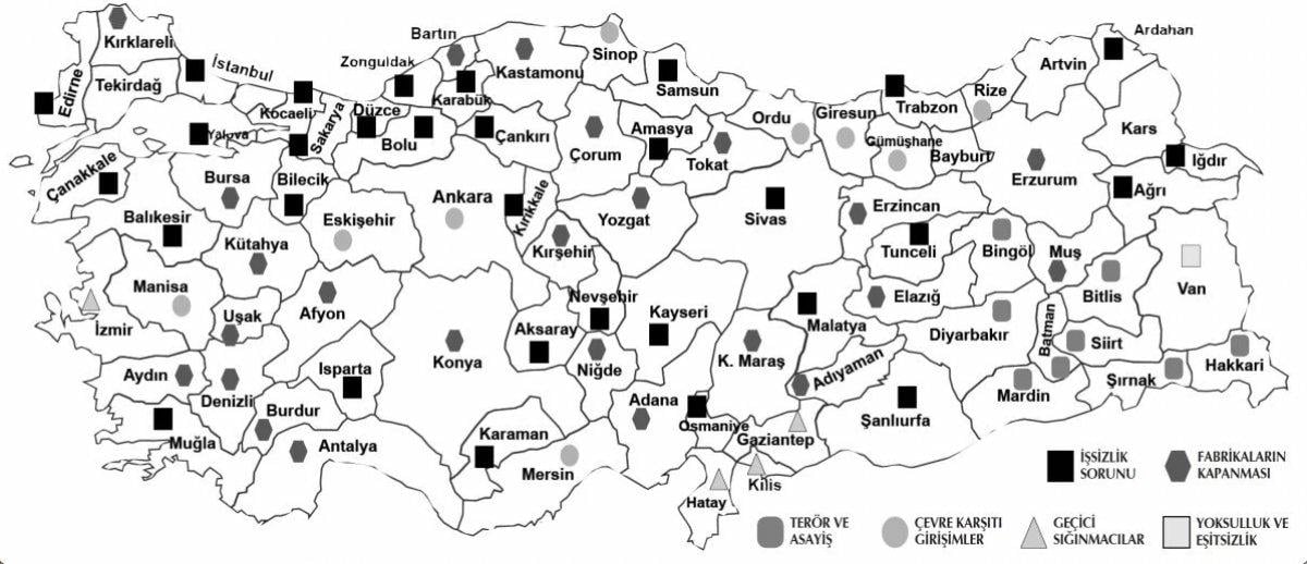 CHP'nin, 'Türkiye'nin dert haritası' raporu