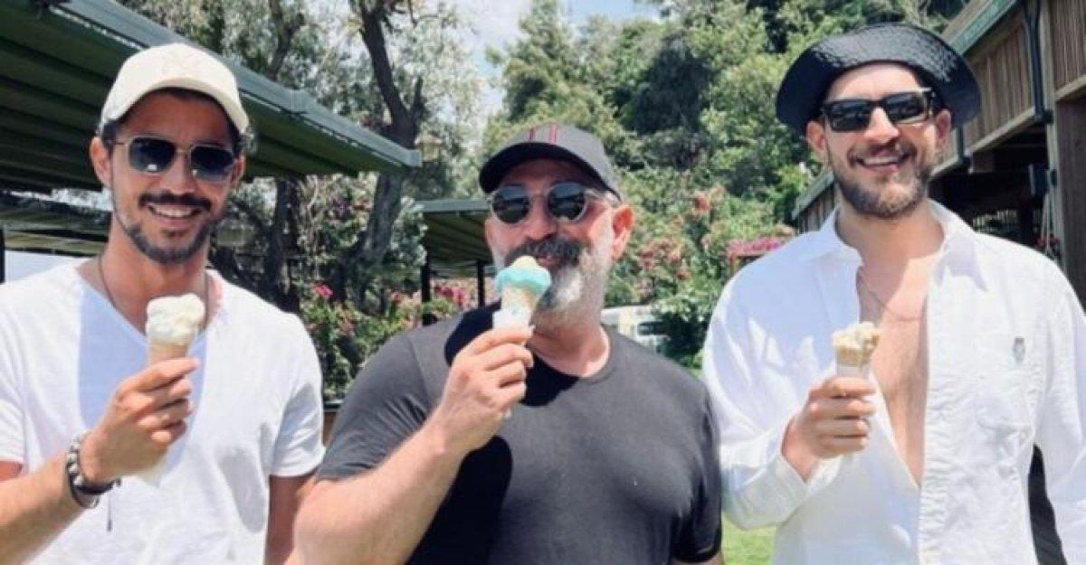 Cem Yılmaz, Uraz Kaygılaroğlu ve Kaan Yıldırım aynı teknede