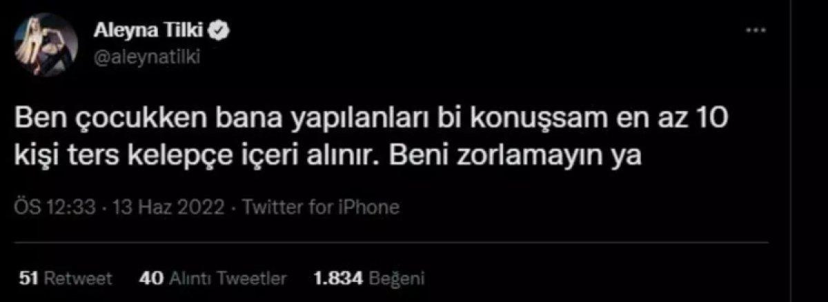 Aleyna Tilki: Konuşursam en az 10 kişi içeri girer
