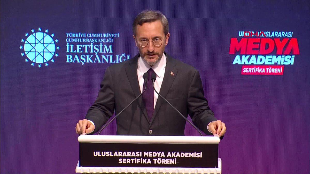 İletişim Başkanı Fahrettin Altun, dezenformasyon ile mücadelenin önemini anlattı
