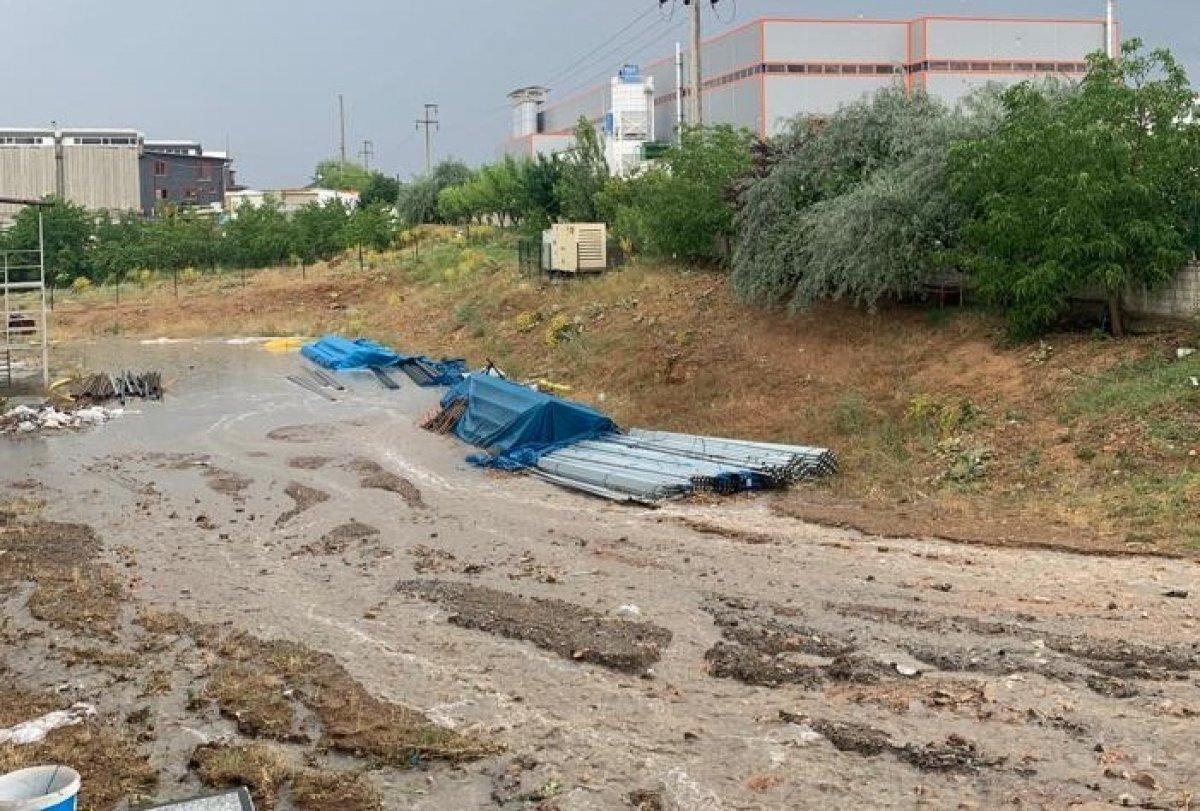 Malatya'da bazı fabrikaları su bastı