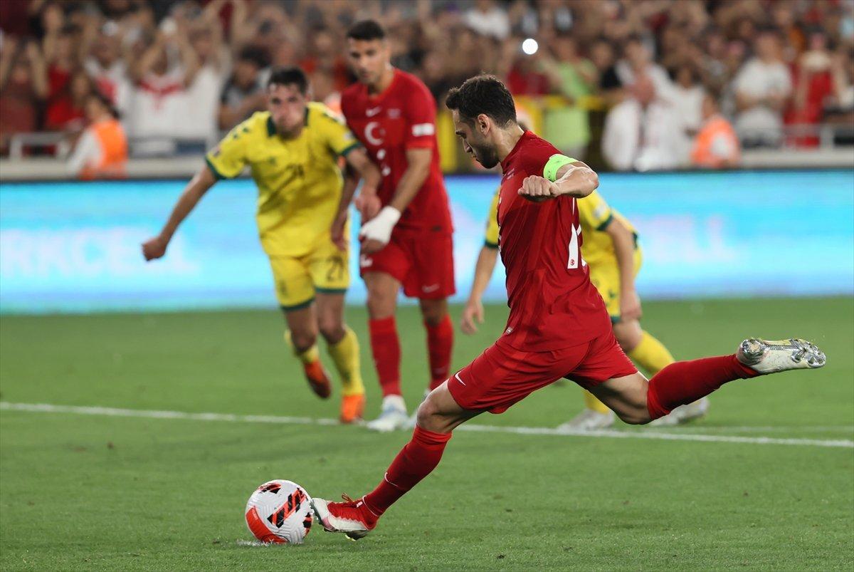 Türkiye Uluslar Ligi'nde Litvanya'yı 2-0 yendi