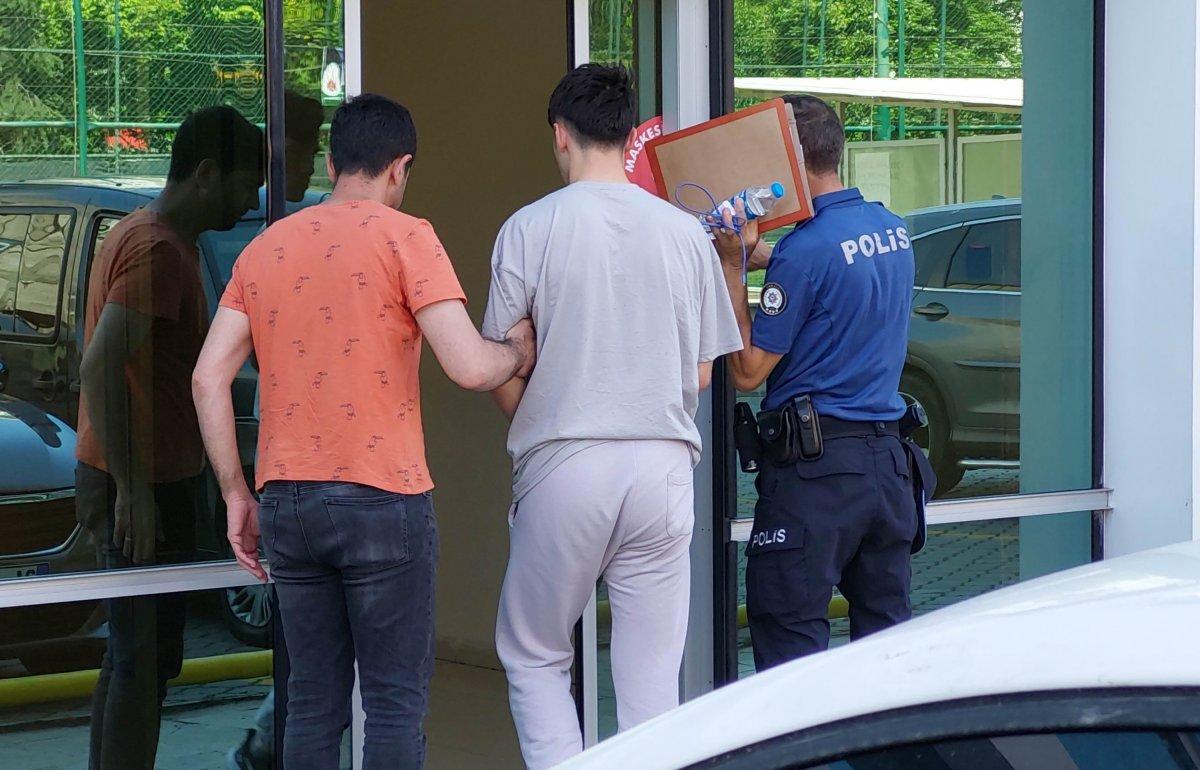 Samsun'daki genç, girdiği evden kombi çaldı