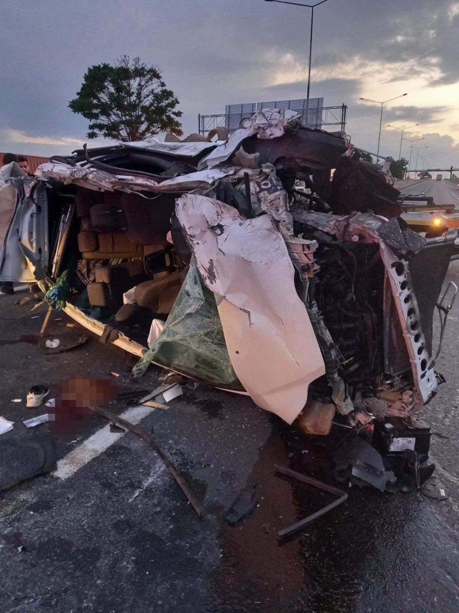 Tekirdağ'da kazada ağır yaralanan hemşire kurtarılamadı