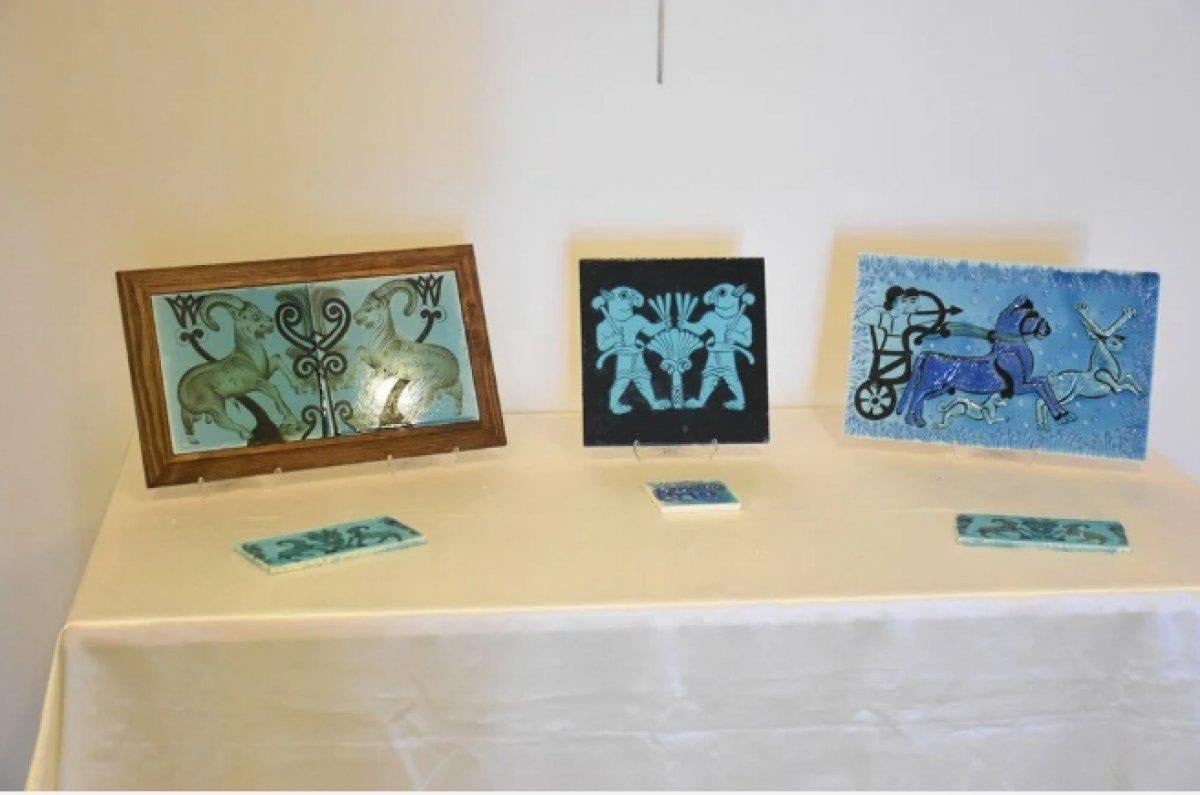 Arslantepe figürlerinin seramiğe aktarıldığı sergi Malatya'da açıldı