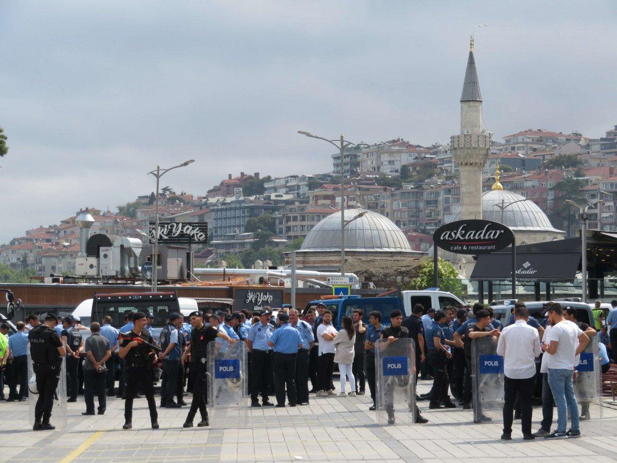 İBB ve Üsküdar zabıtaları arasında gerginlik