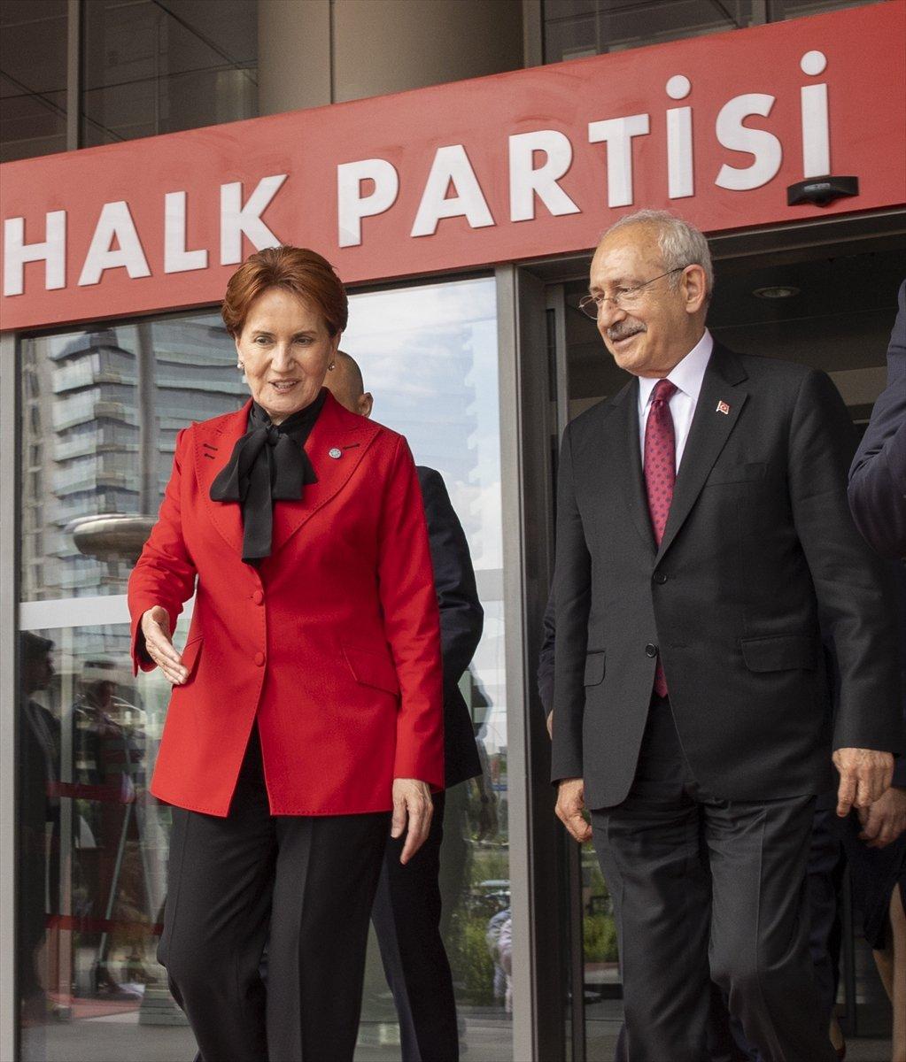 Meral Akşener, Kemal Kılıçdaroğlu ile görüştü