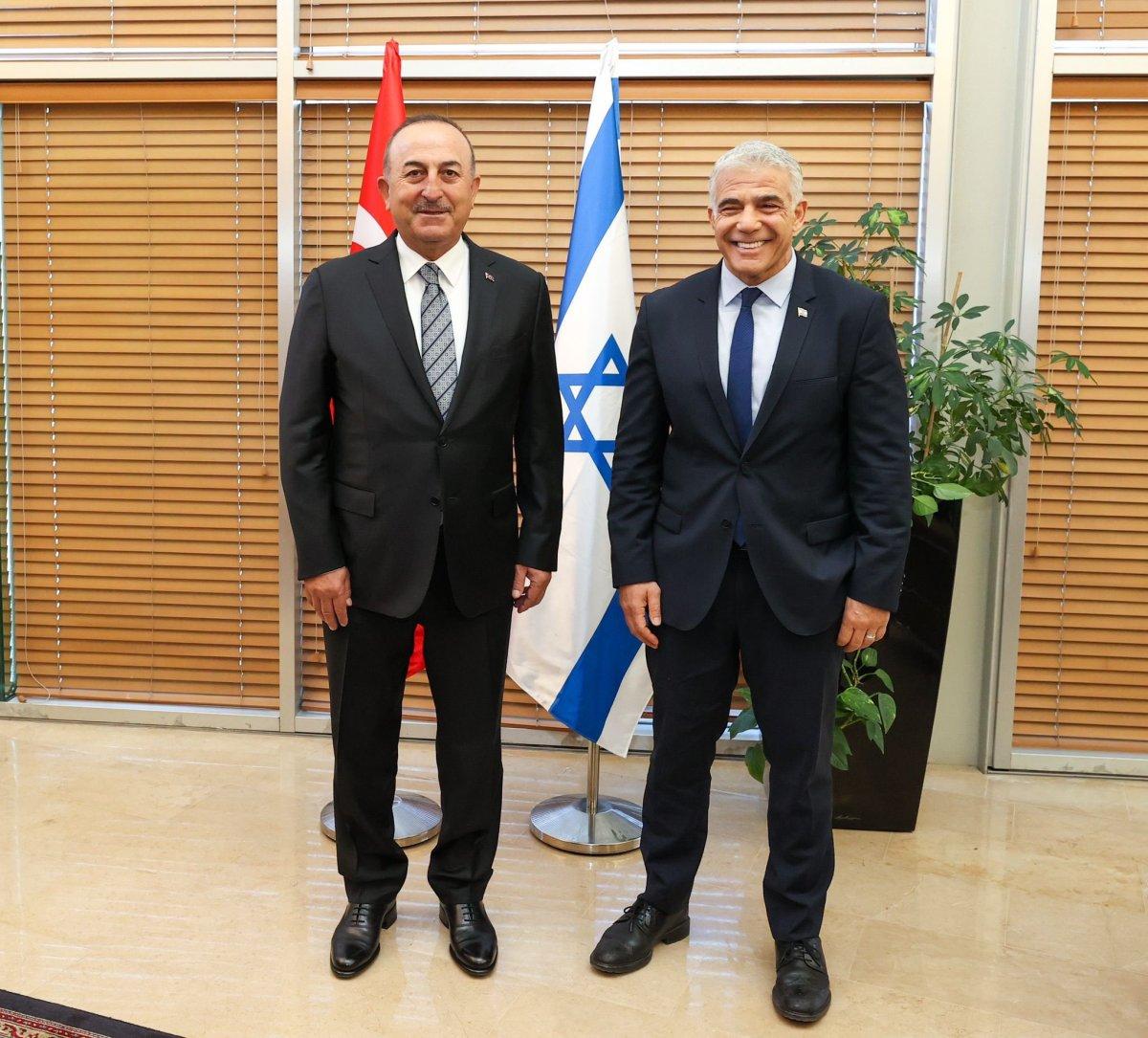 Mevlüt Çavuşoğlu, Yair Lapid ile görüştü