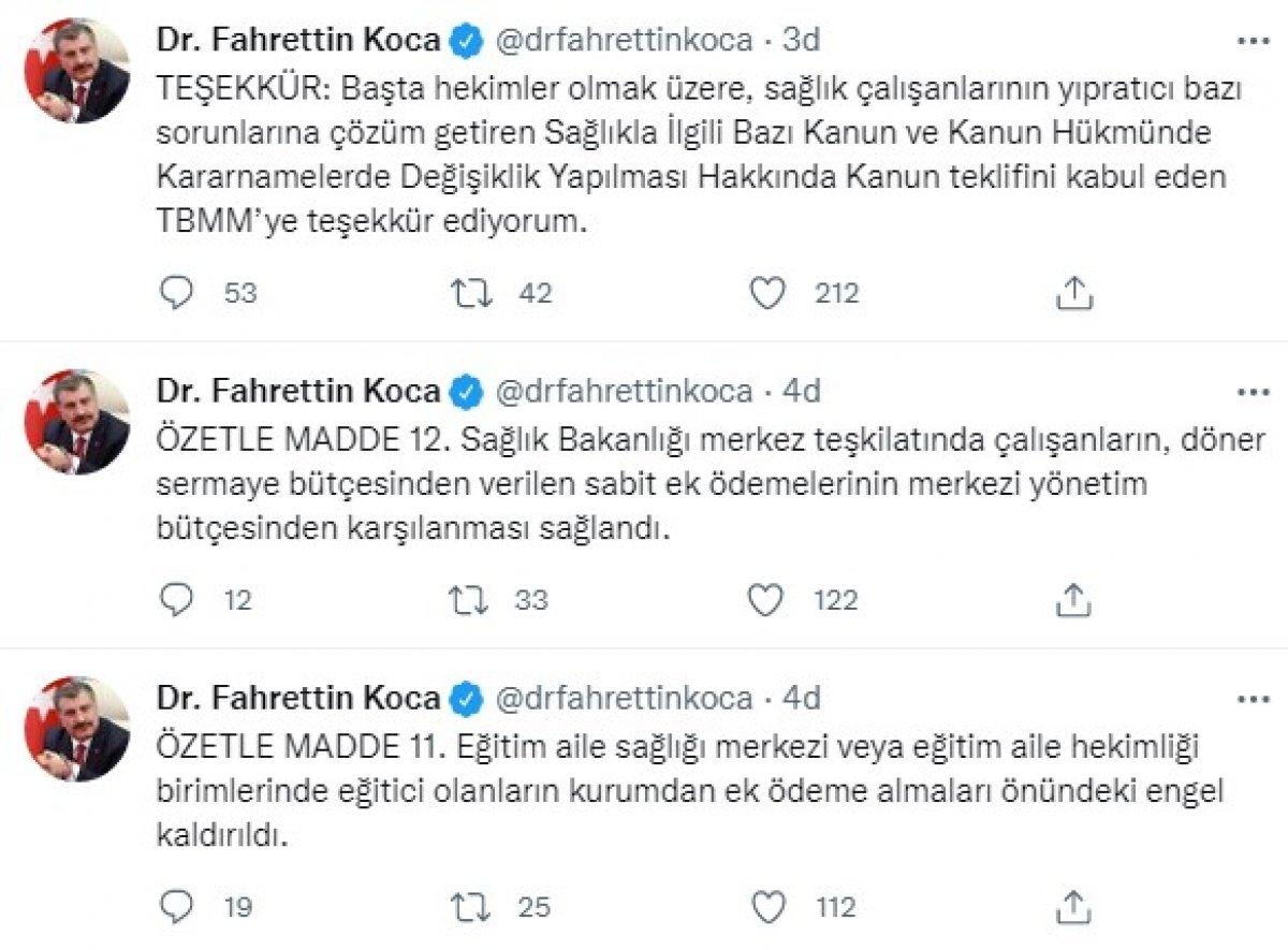 Sağlık çalışanlarının mali haklarını iyileştiren teklif, TBMM'de kabul edildi