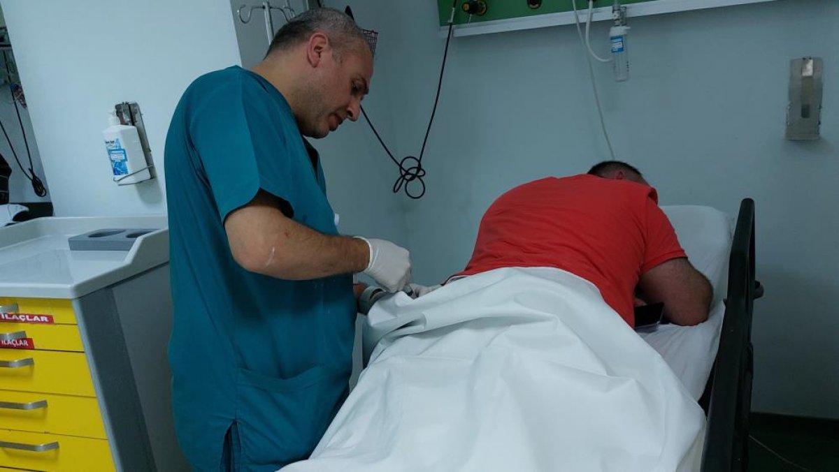 Samsun'da pidecide bıçaklı kavga: 2 yaralı