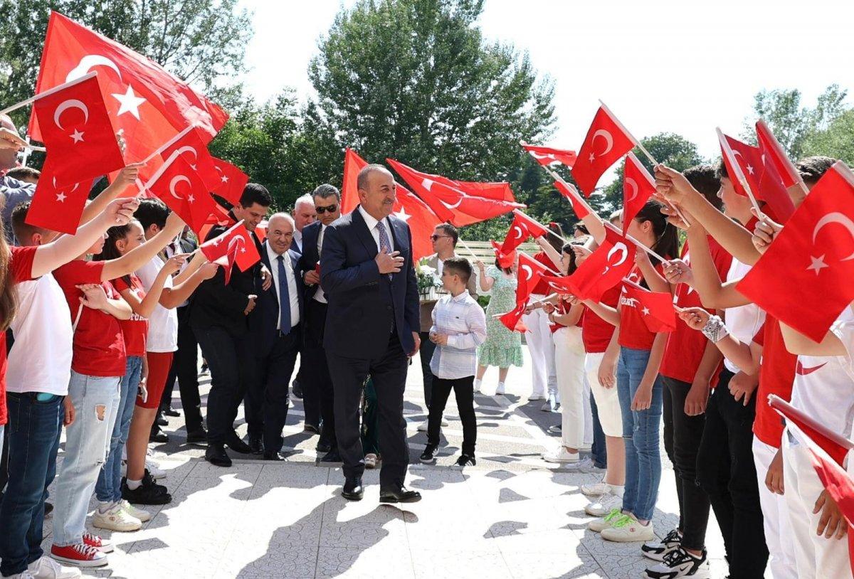 Dışişleri Bakanı Mevlüt Çavuşoğlu Kuzey Makedonya’da