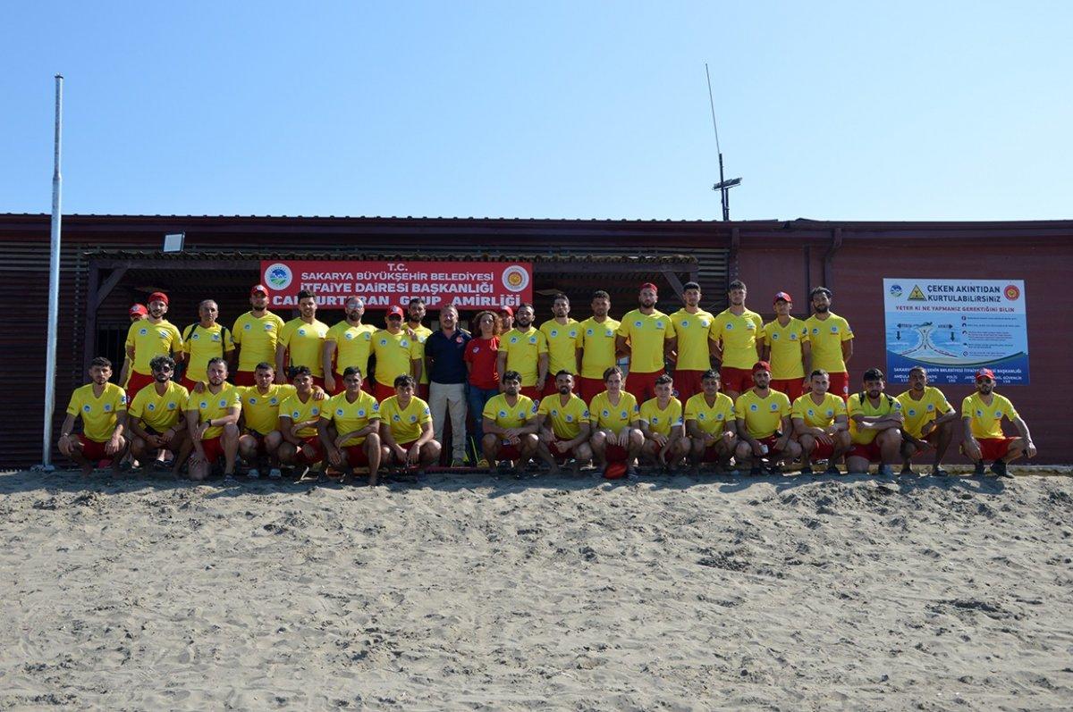 Sakarya'da cankurtaranlar yaz sezonuna hazır