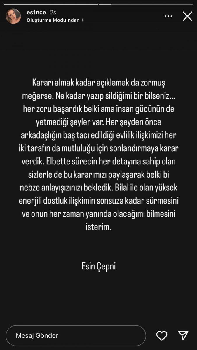 Bilal Hancı boşanıyor