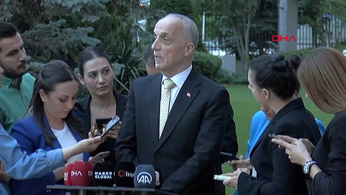 Cumhurbaşkanı Erdoğan, TÜRK-İŞ Başkanı Atalay'ı kabul etti