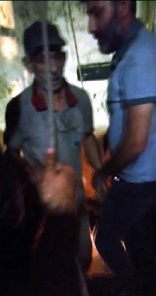 Kayseri'deki şüpheli evine kazdığı tünelden kaçarken yakalandı