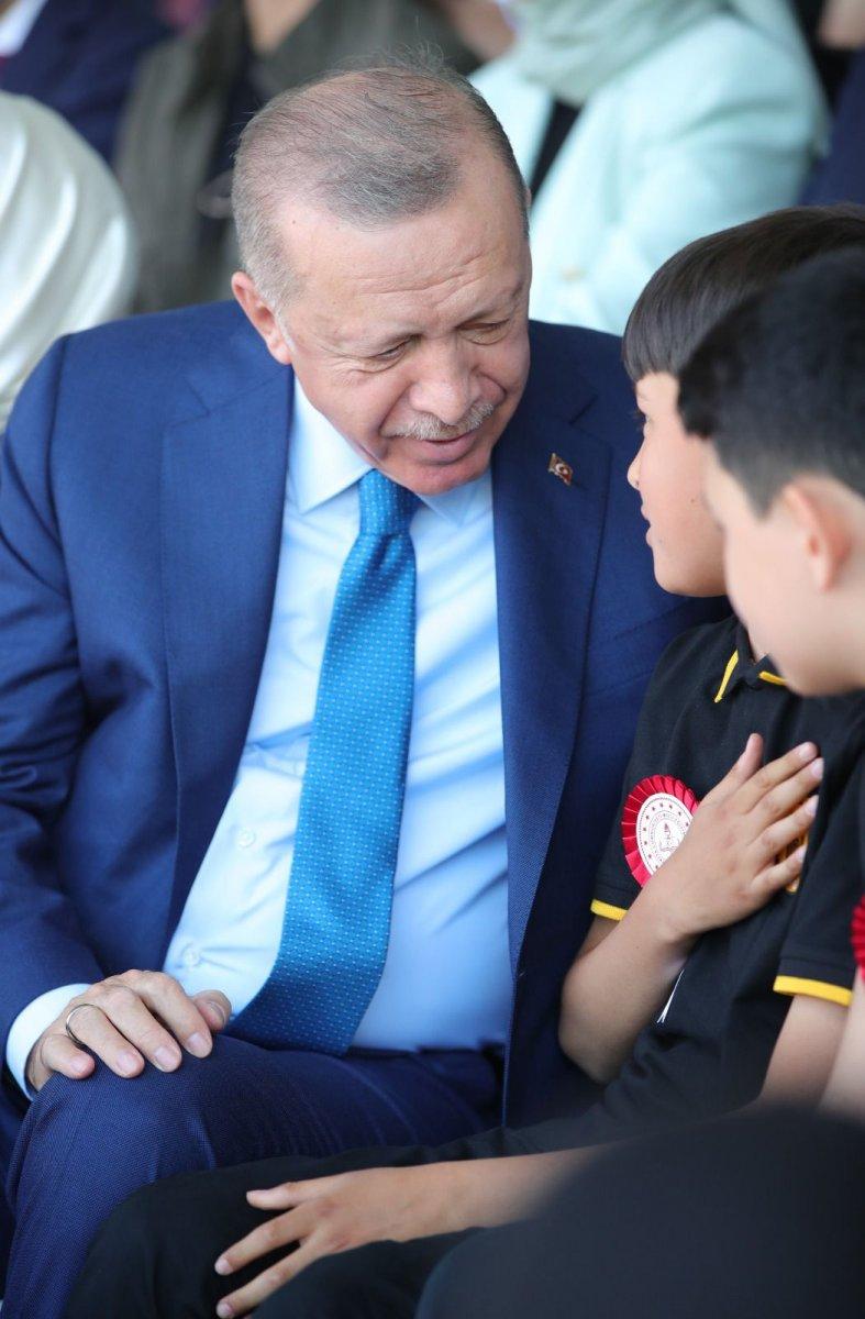 Cumhurbaşkanı Erdoğan'ın karne dağıtım töreni konuşması