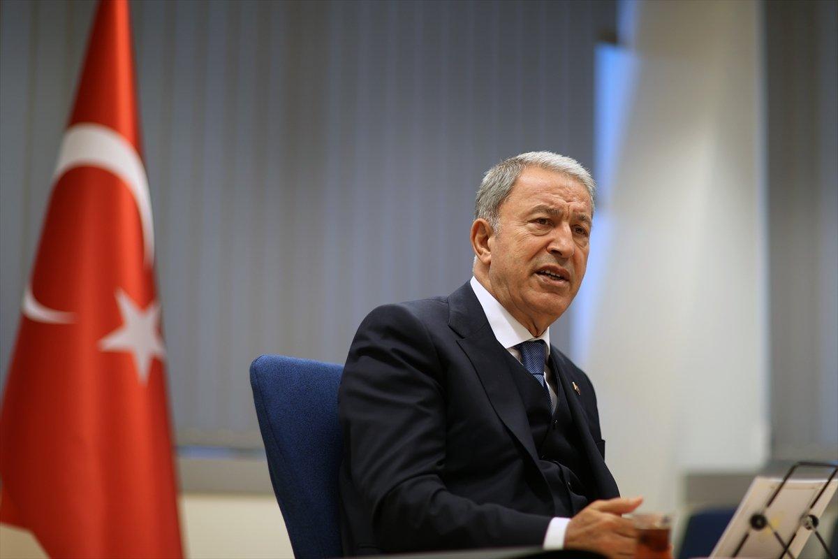 Hulusi Akar, İsveç ve Finlandiya'nın NATO'ya katılma isteğini değerlendirdi