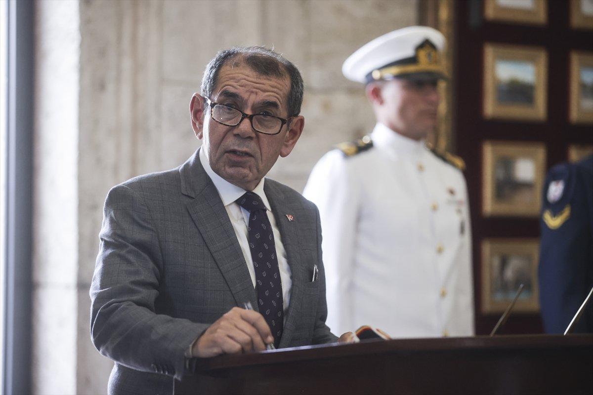 Dursun Özbek ve yönetim kurulu Anıtkabir'de