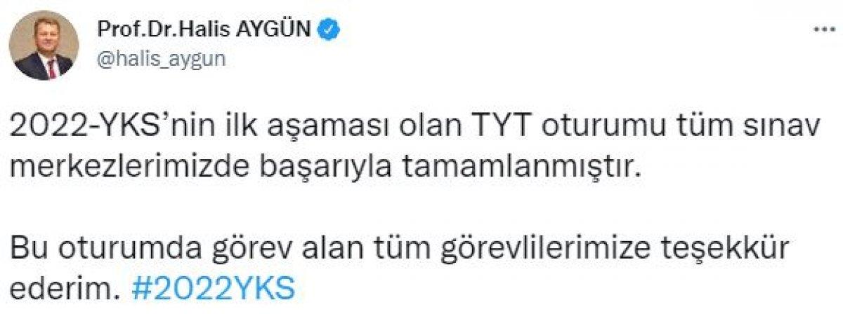YKS'de ilk oturum tamamlandı