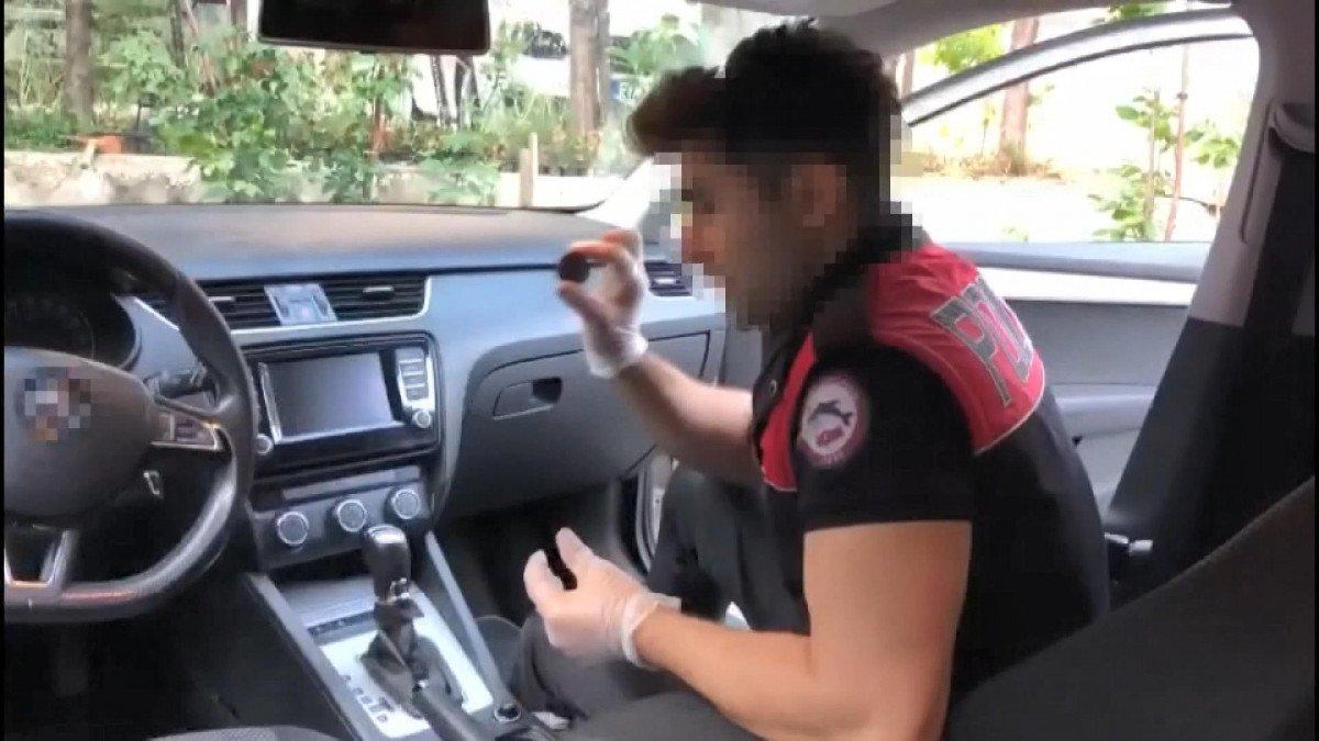 Ataşehir'deki AVM’nin otoparkında uyuşturucu satarken suçüstü yakalandı