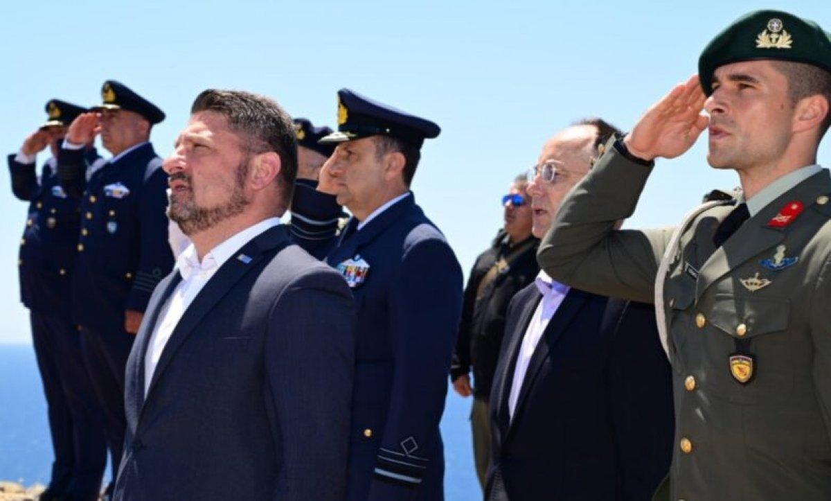 Yunan bakan yardımcısından provokatif ada ziyareti