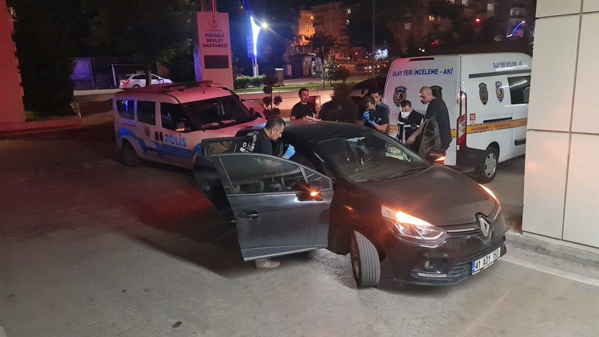 Kocaeli’de arka koltukta otururken sürücüyü vurdu