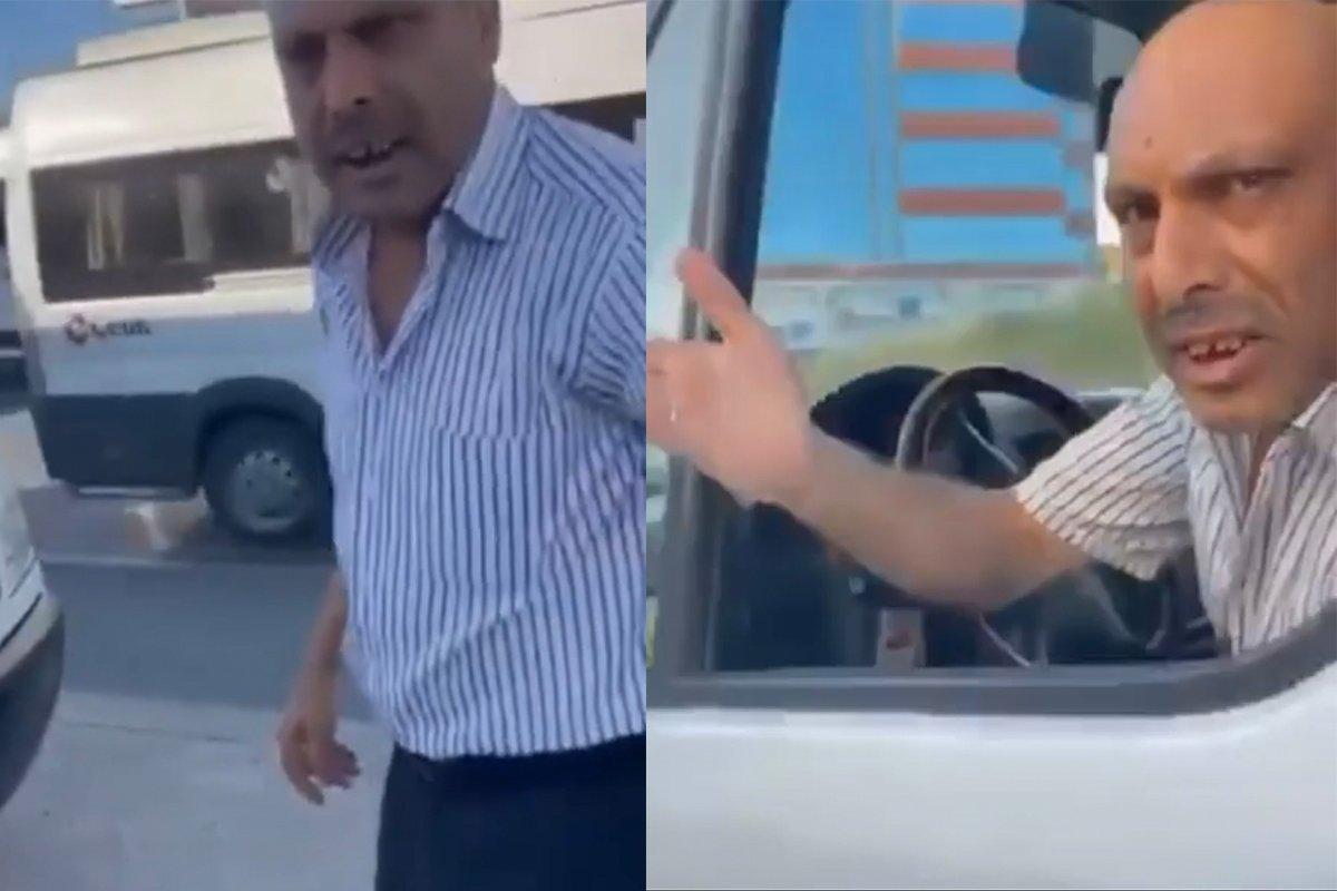 İstanbul'da kaldırımda araç kullanan şoföre ceza