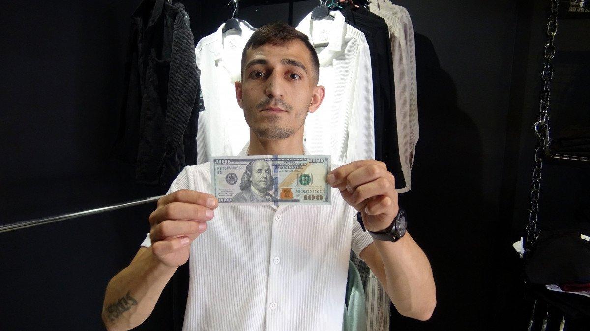 Avcılar'da sahte dolarla alışveriş yaptı, para üstü aldı