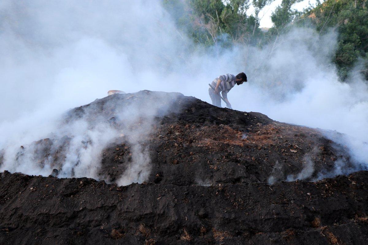 Erzincan'da mevsimlik işçilerin kömür mücadelesi