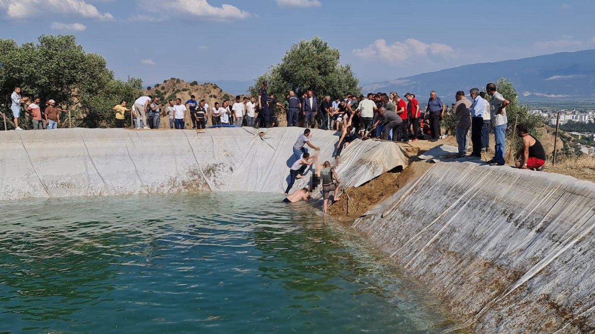 Aydın'da sulama göletine giren 2 çocuk boğuldu