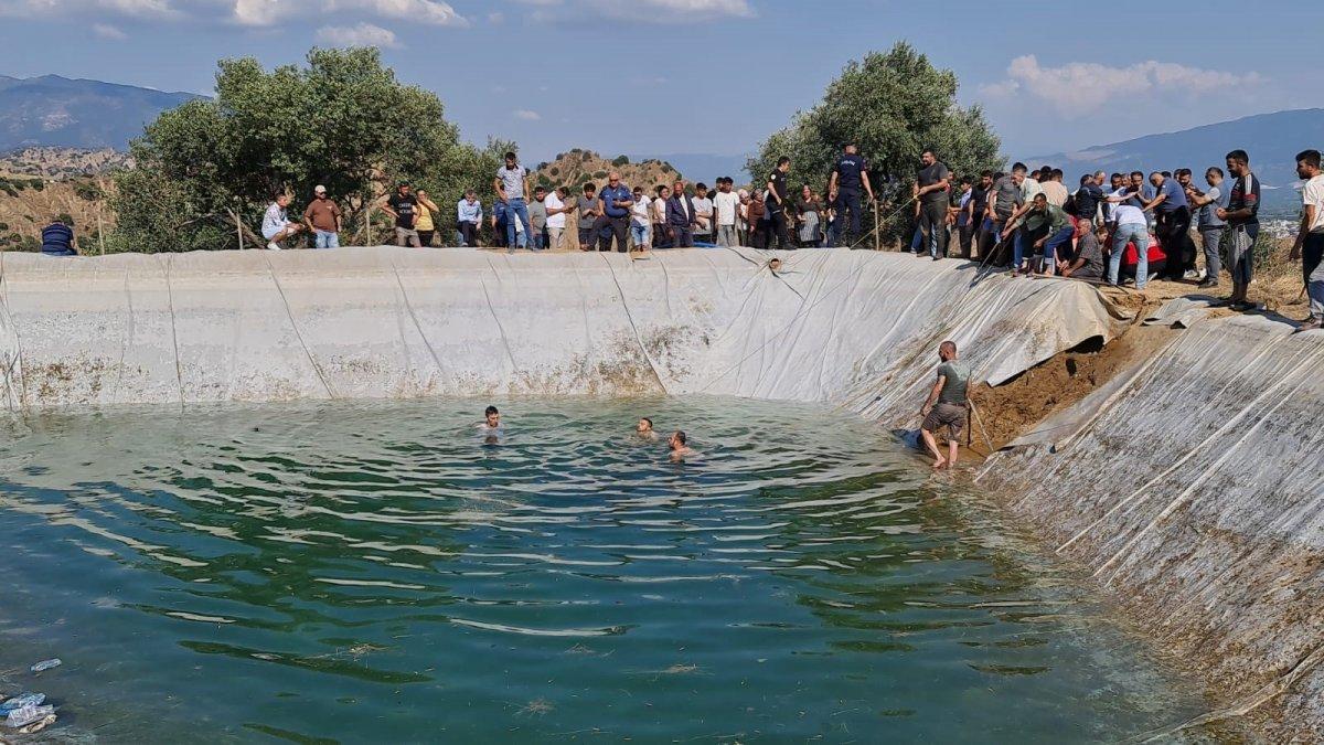 Aydın'da sulama göletine giren 2 çocuk boğuldu