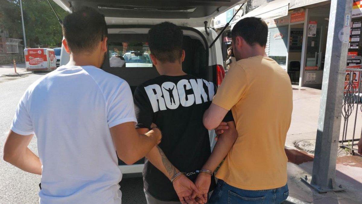 Samsun'da gaspçı polisin kovalamacası sonucu yakalandı