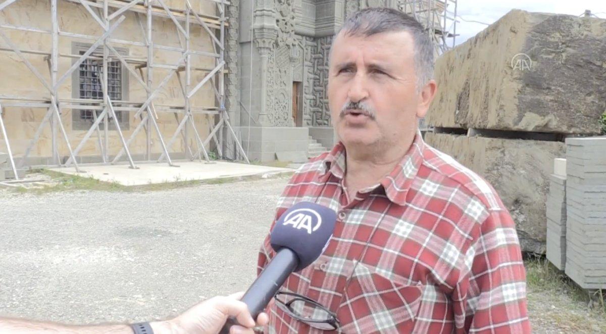 Giresun'da semaver şeklinde minare: Çayımızı tanıtmak istedik