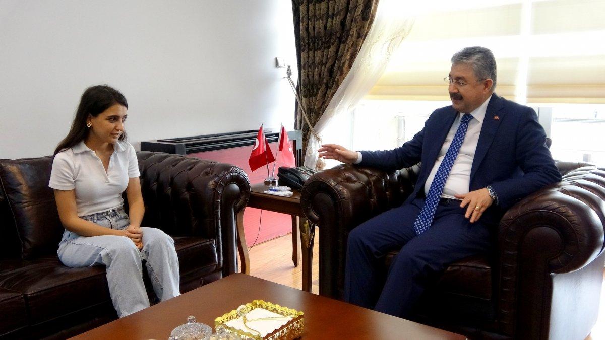 Osmaniye'de yürekleri burkmuştu: Vali Erdinç Yılmaz makamında ağırladı