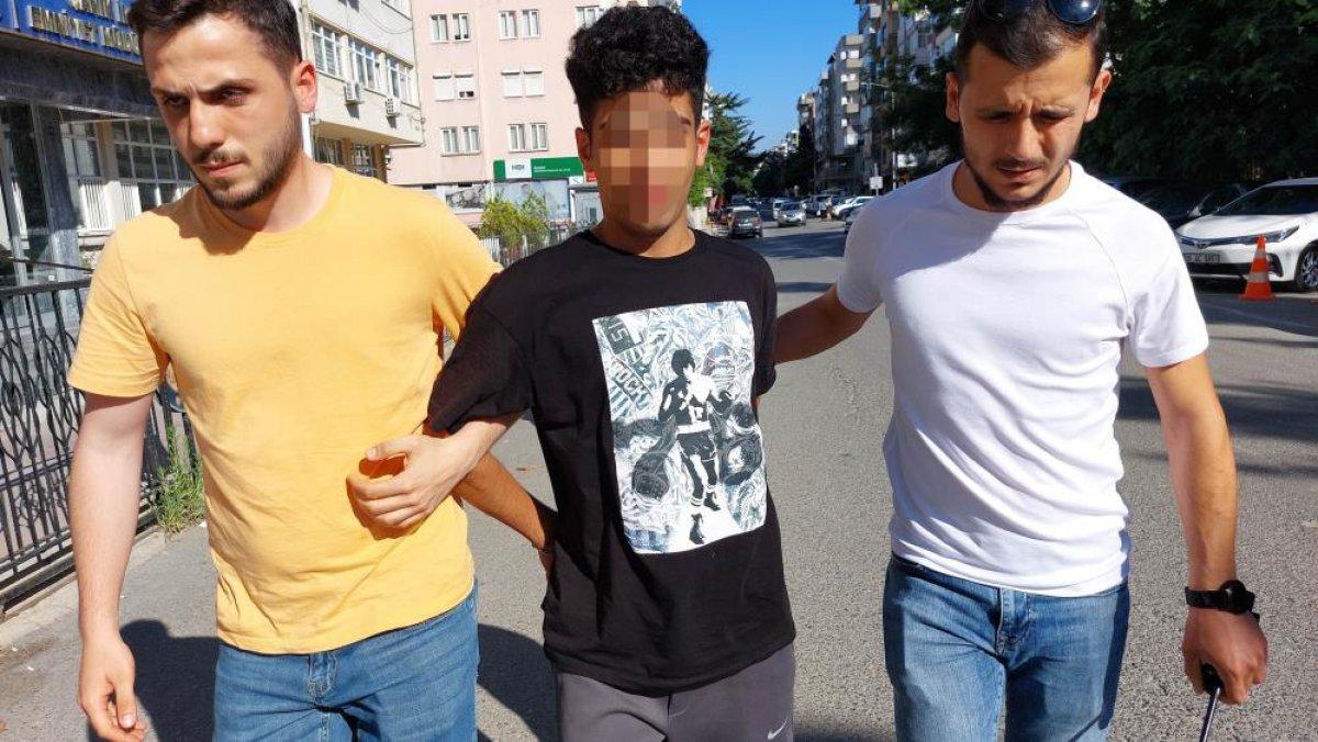 Samsun'da gaspçı polisin kovalamacası sonucu yakalandı