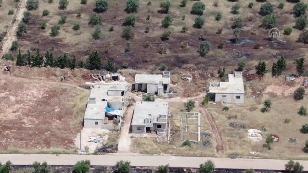 PKK'lı teröristlerin Tel Rıfat'ta kazdığı tüneller kamerada