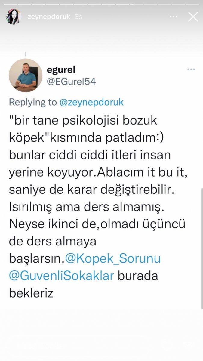 Şarkıcı Zeynep Doruk’a sokak köpeği saldırdı