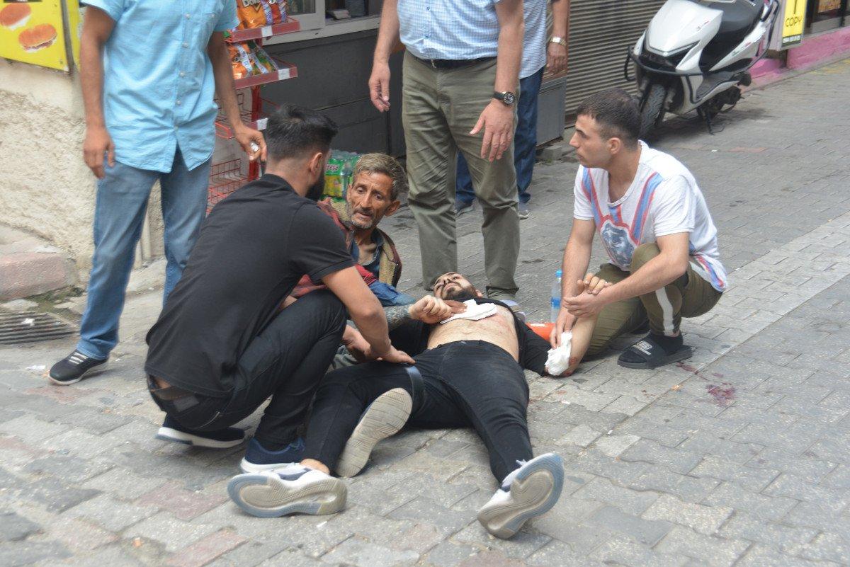 Adana'da kırtasiye esnafı arasında silahlı kavga