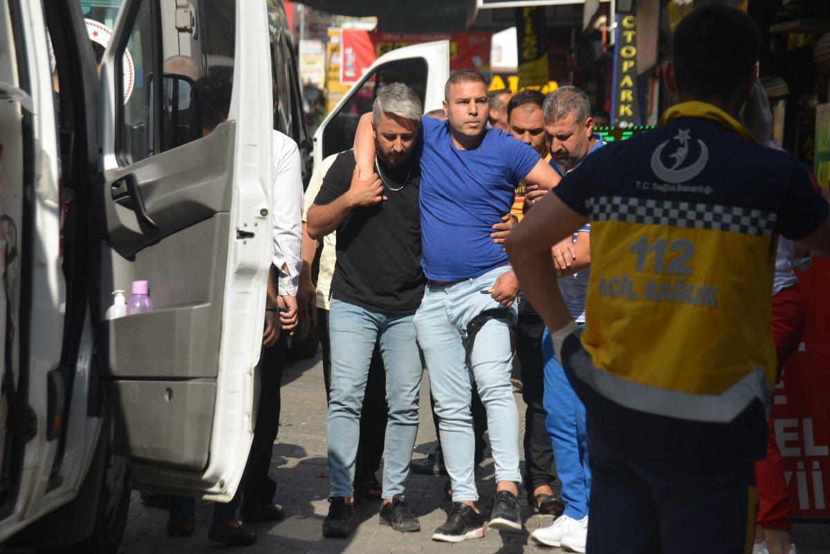 Adana'da kırtasiye esnafı arasında silahlı kavga