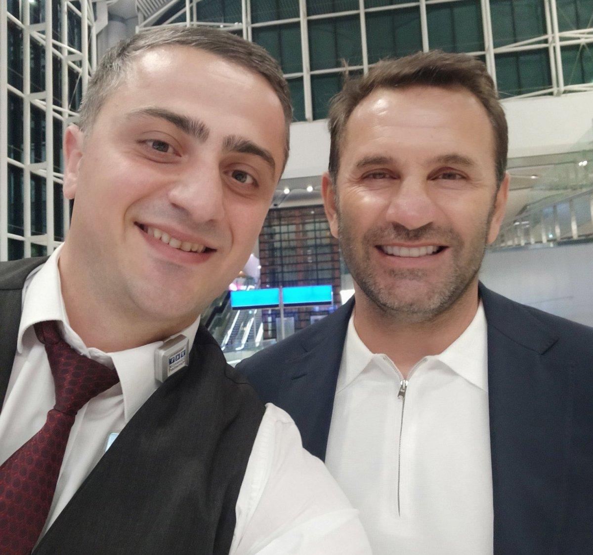 Galatasaray'ın yeni teknik direktörü Okan Buruk İstanbul'da