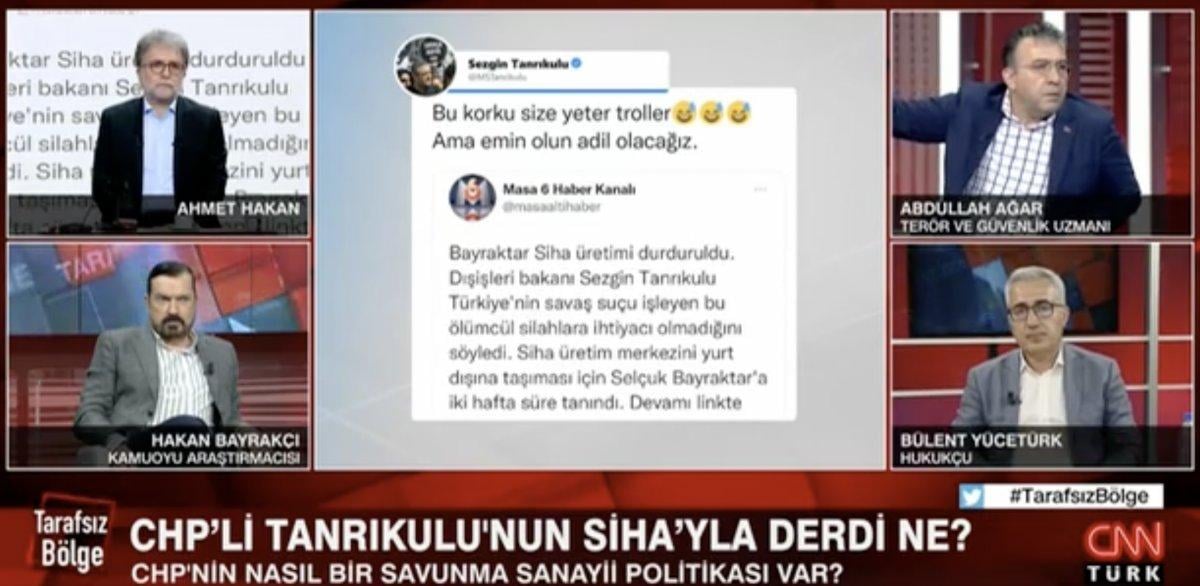Canlı yayında Sezgin Tanrıkulu ve CHP tartışması