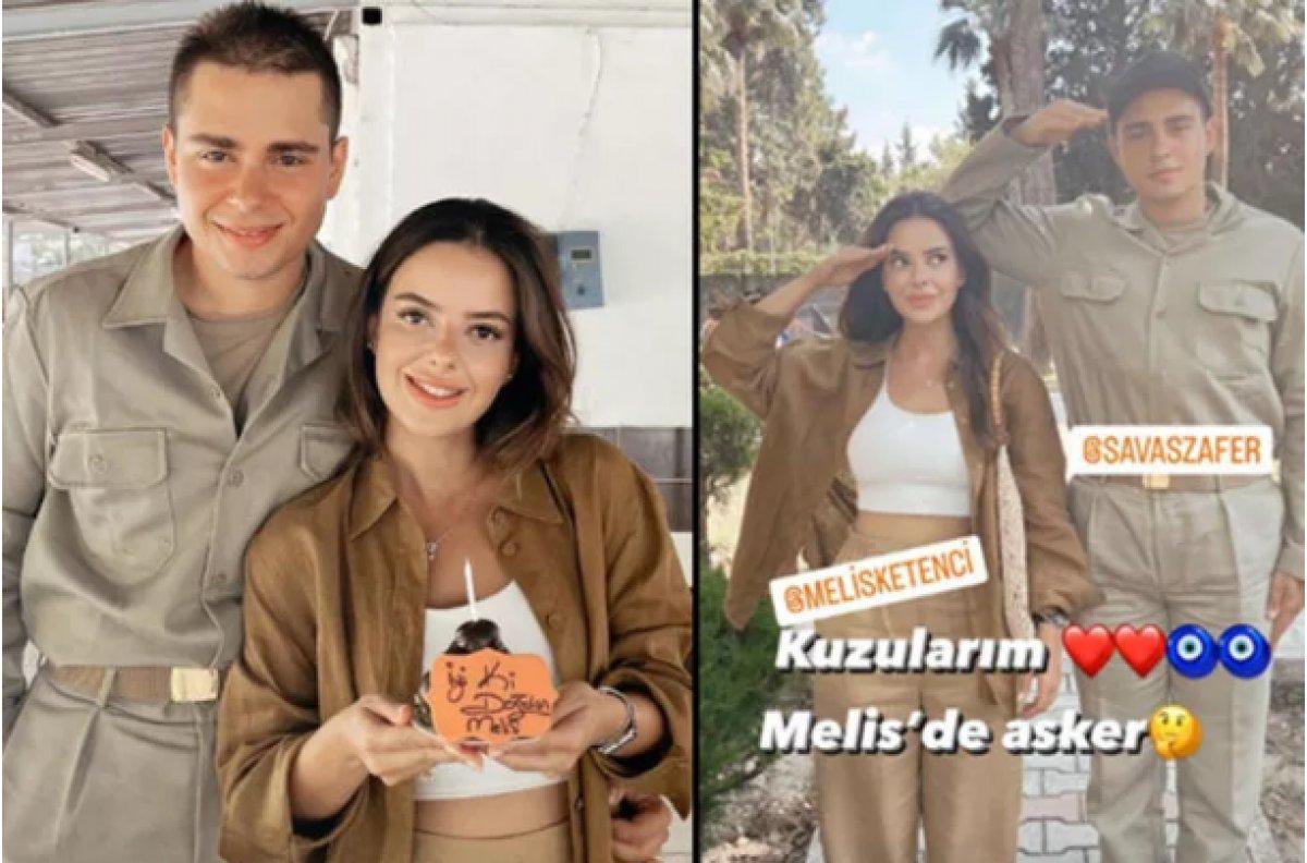 Perihan Savaş, asker oğlunu paylaştı