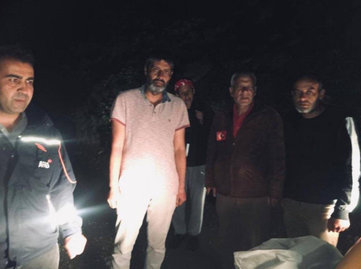 Samsun'da benzini biten pazarcıları, AFAD kurtardı