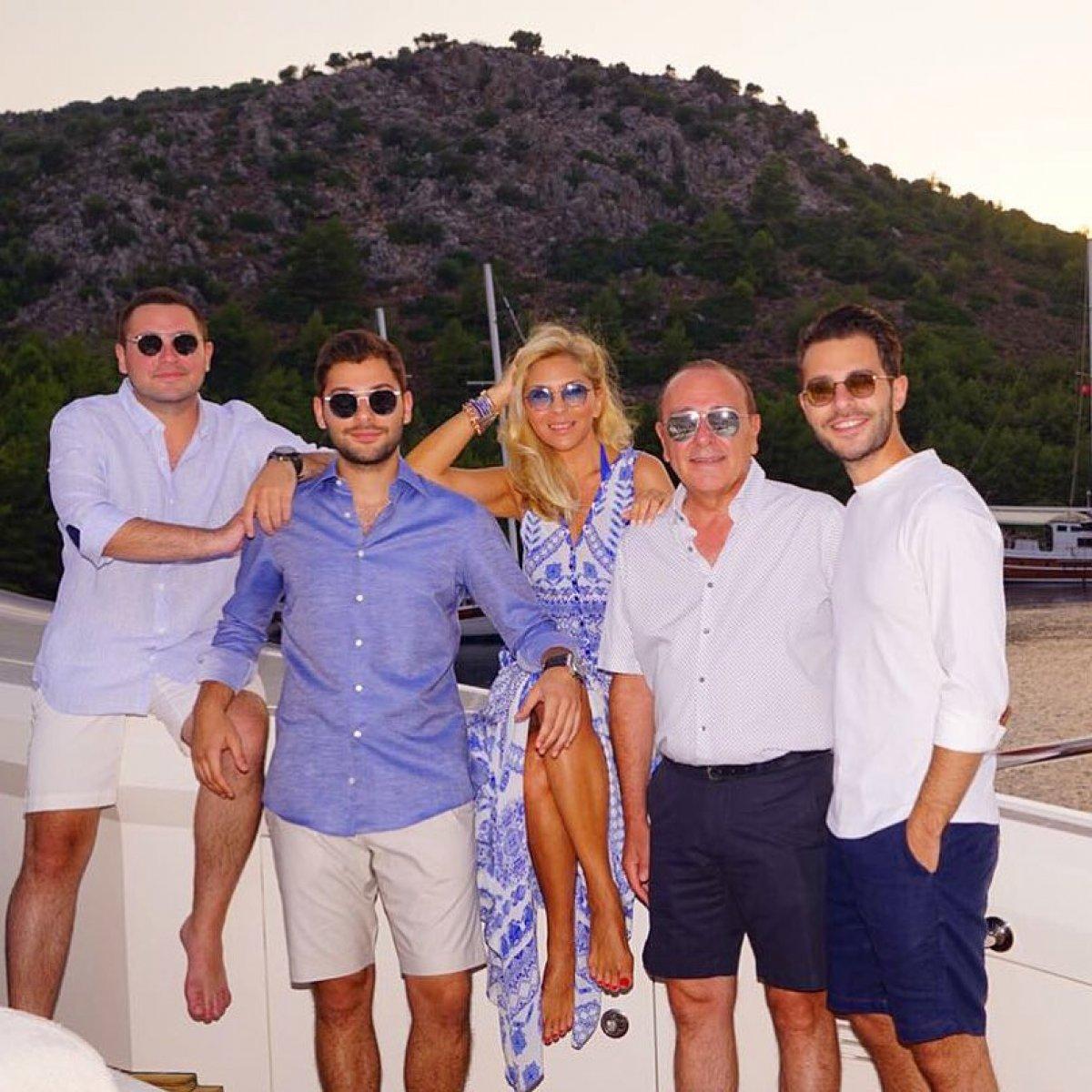 Arzu Sabancı, küçük oğlu Kerim'in doğum gününü kutladı