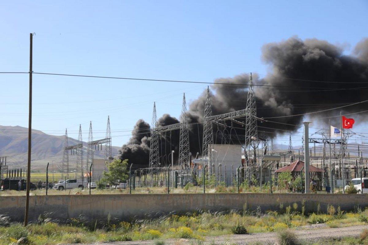 Van'da Trafo Merkezi'nde yangın çıktı