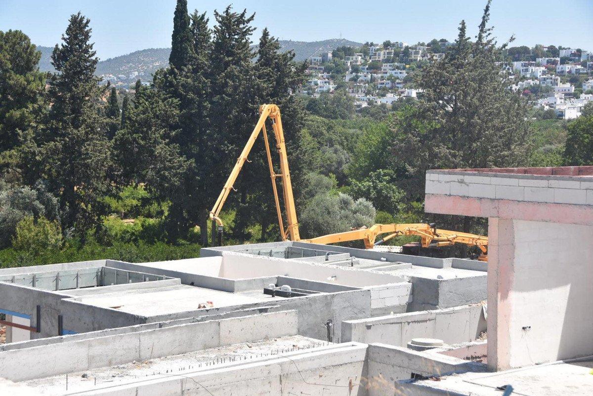 Bodrum’da yasağa rağmen inşaatlar sürüyor