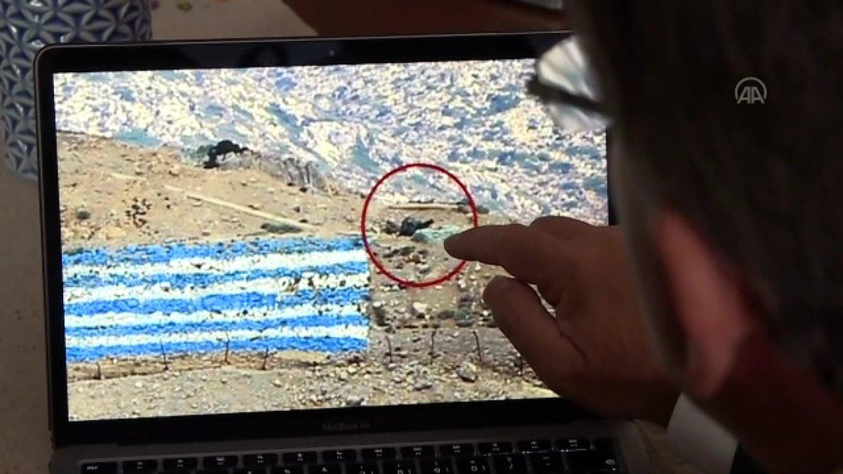 Yunanistan'ın Keçi Adası'ndaki silahlandırma provokasyonu görüntülendi