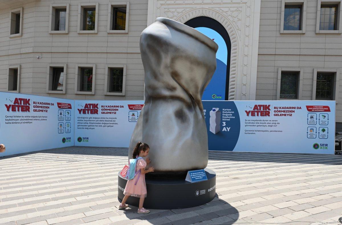 Bursa'da 'atık yeter' farkındalığı