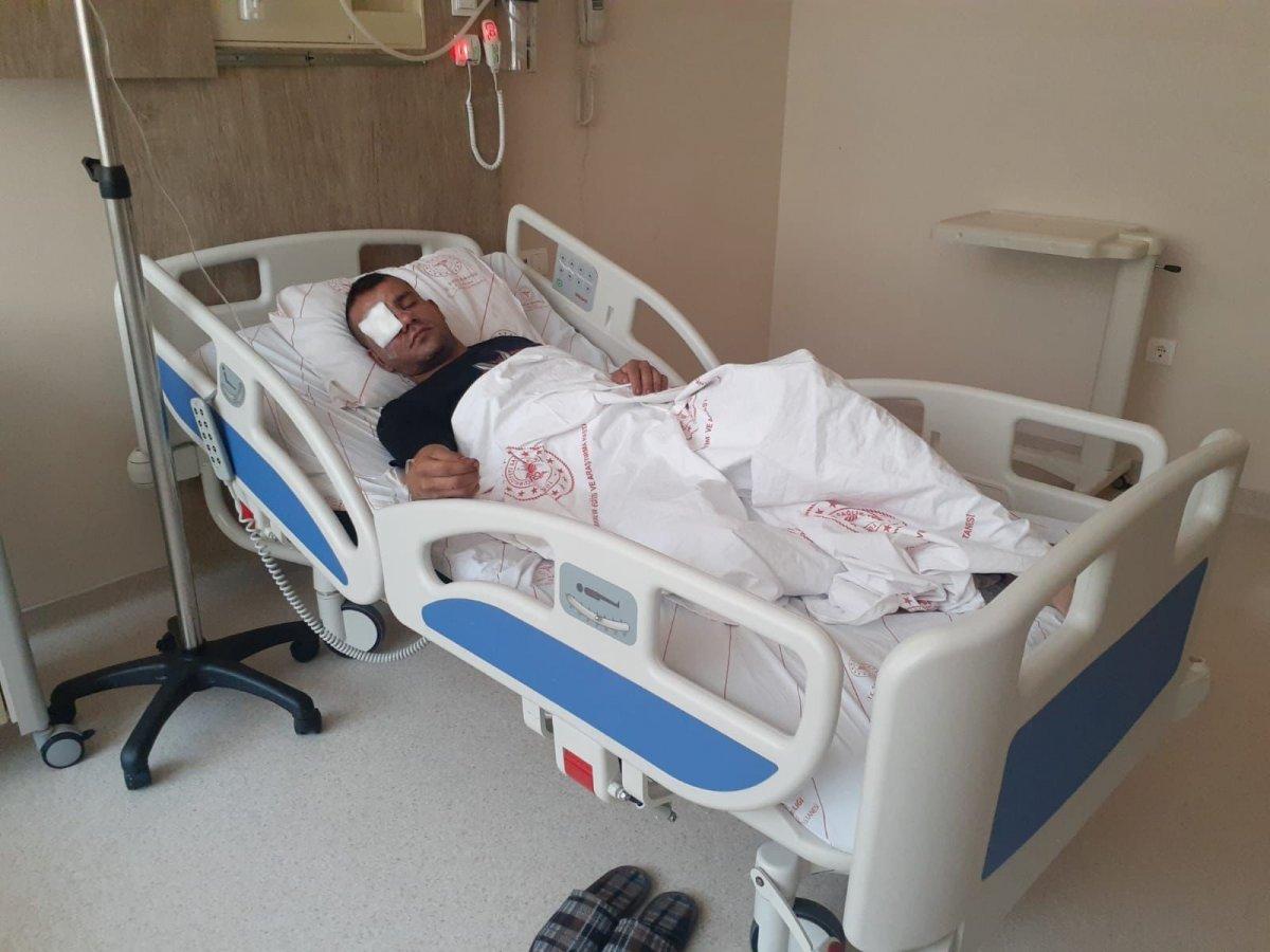 Antalya'da yüzde 40 engelli adamı öldüresiye dövüp gözünden ettiler